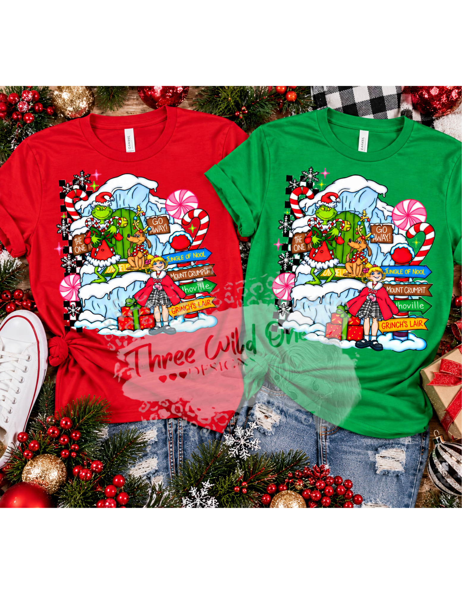 green guy crumpit checked – Three Wild Ones Designs